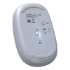Mouse Inalámbrico 2.4G 800/1200/1600/2400 DPI | Función de 3 botones | Alcance 10m | Silencioso |  Ergonómico | Anti-caída y Anti-interferencias | Batería Alcalina AA incluida  | Color Dusty Blue.