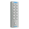 Teclado Autónomo / Diseño Slim Metálico / 1000 Tarjetas y Contraseñas /  Exterior IP65 / Lector de Tarjetas Prox EM / Salida Wiegand