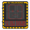 Radar Medidor de Velocidad / Pantalla LED / Detección en Tiempo Real / Rango de Detección de 100 Mts / Hasta 32 Objetivos Detectados / IP66 / Ethernet