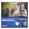 KIT TurboHD 1080p / DVR 8 Canales / 8 Cámaras Bala (exterior 2.8 mm) / Transceptores / Conectores / Fuente de Poder Profesional hasta 15 Vcc para Larga Distancias