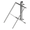 Montaje para Panel Solar de Poste o Torre Galvanizado Electrolítico (Ver Compatibilidad).