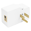 Protector Plug Pared / 120 VCA 15 A / 40,000 A / LED Diagnóstico / Transformadores de Alarma