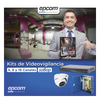 KIT TurboHD 1080p / DVR 16 Canales / 16 Cámaras Eyeball (exterior 2.8 mm) / Transceptores / Conectores / Fuente de Poder Profesional