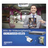 KIT TurboHD 1080p / DVR 16 Canales / 16 Cámaras Bala (exterior 2.8 mm) / Transceptores / Conectores / Fuente de Poder Profesional