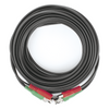 Cable Coaxial (BNC RG59) + Alimentación / SIAMES / 10 Metros (32.81 Pies) / Aleación Cobre + Aluminio CCA / Para Cámaras 4K / Uso Interior y Exterior