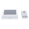 KIT DE VIDEOPORTERO IP COLOR BLANCO / Apertura con app / Súper elegante / Monitor WIFI /  Alimentación 110vca