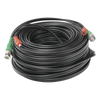 Cable Coaxial (BNC RG59) + Alimentación / SIAMES / 30 Metros (98.43 Pies) / 100% COBRE / Para Cámaras 4K / Uso Interior y Exterior