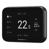 Termostato inteligente con pantalla táctil de 5 pulgadas, control de calidad de aire (IAQ), hasta 4H/2C bomba de calor, Wi-Fi, Bluetooth y Matter, color negro