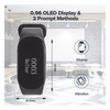 Reloj Buscador TD112 IPX7 / Resistente al Agua / Pantalla OLED / 180mAh / 48 Horas Standby / 80-100m Distancia de Recepción / Compatible con 50 Botones TD009 y T114 / 7 Idiomas / Almacenamiento de 10 Mensajes