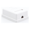 Caja de Pared con 1 Puerto Keystone, Incluye Jack Cat5e