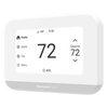 Termostato inteligente con pantalla táctil de 4.3 pulgadas, sensor de humedad, hasta 3H/2C bomba de calor, Wi-Fi, Bluetooth y Matter, color blanco