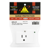 Protector Plug Pared / 120 VCA 15 A / 40,000 A / LED Diagnóstico / Transformadores de Alarma