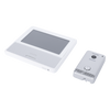 KIT DE VIDEOPORTERO IP COLOR BLANCO / Apertura con app / Súper elegante / Monitor WIFI /  Alimentación 110vca