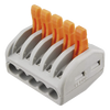 Conector Compacto para 1 Cable de Entrada 4 Cables de Salida / Cables Compatibles 12AWG-28AWG