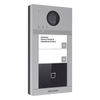Videoportero IP 2 Megapixel / Llamada y Apertura Remota desde App Hik-Connect (requiere monitor) / PoE / Exterior IP65 + Antivandalico IK08 / 2 Departamentos / Apertura con Tarjeta / Soporta 2 Puertas y hasta 6 Monitores