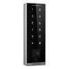 Teclado Esclavo con Lector de Tarjetas Virtuales Bluetooth y Códigos QR / Tarjetas MIFARE y PROX EM / Contraseñas / RS-485 Wiegand OSDP / Frecuencias 13.56 MHz y 125 KHz / Autenticación Tarjeta PIN QR Bluetooth / Táctil