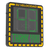 Radar Medidor de Velocidad / Pantalla LED / Detección en Tiempo Real / Rango de Detección de 100 Mts / Hasta 32 Objetivos Detectados / IP66 / Ethernet