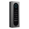 Control de Acceso Slim Akuvox A08S / Aluminio y Vidrio Templado / IP65 & IK09 / Capacidad para 20,000 Tarjetas / Métodos de Acceso Multi (QR, Bluetooth, PIN, RFID) / Soporta Wiegand / 1 Salida de Relay