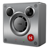 Video Intercom IP para Exterior / Cámara 4 Megapixel (1080p) / HDR e Iluminación IR / Altavoz 5W y Doble Micrófono con Reducción de Ruido / Panel Acero Inoxidable y Cuerpo Aluminio / IP66 e IK10 / PoE+ / 2 Líneas SIP