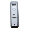 Control remoto 1 canal para motores de persiana Somfy con señal inalámbrica, instrucciones: sube, baja y detener, con posición favorita programada.