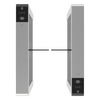 Torniquete de Barrera Oscilante Serie Mars-B1000 / Instalable en Plataforma Sólida / Dimensiones 1010x1355 mm / Uso de Tornillos M12 / Requiere Herramientas Específicas / No para Ambientes Corrosivos