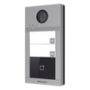 Videoportero IP 2 Megapixel / Llamada y Apertura Remota desde App Hik-Connect (requiere monitor) / PoE / Exterior IP65 + Antivandalico IK08 / 2 Departamentos / Apertura con Tarjeta / Soporta 2 Puertas y hasta 6 Monitores