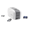 Kit Impresora de tarjetas PVC/ Una Cara /incluye: 2 x Ribbons, 100 Tarjetas PVC, Software, Kit Limpieza, Garantia 3 Años, Mascara de Seguridad UV