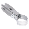 Aislador de Paso o Esquina con Abrazadera / 1 Pulgada (25 mm) / Resina Virgen 100% / Anti-Arqueo / Acero Galvanizado / Poste Cerco Eléctrico