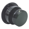 Burbuja Brillante de Larga Vida Útil, con 8 LEDs Color Verde, Domo Verde, 110 Vca