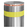 Bolardo Hidráulico Antiembestida 220 mm × 600 mm / Acero Inoxidable 304 / 200,000 J de Resistencia al Impacto / Bomba Hidráulica Integrada / Ciclo de 4 seg / 100 Ciclos por Hora