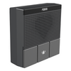 Mini Intercomunicador Wi-Fi para hotelería, hospitales, con diseño elegante, PoE, 3 botones, 1 relevador integrado de salida y entrada.