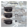 Reloj Buscador TD112 IPX7 / Resistente al Agua / Pantalla OLED / 180mAh / 48 Horas Standby / 80-100m Distancia de Recepción / Compatible con 50 Botones TD009 y T114 / 7 Idiomas / Almacenamiento de 10 Mensajes