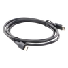 Cable USB-C a USB-C | 1 Metro | Carga Rápida de hasta 60W | Transferencia de datos de 480 Mbps | PD3.0 | QC 4.0/3.0/2.0 | FPC | AFC | Duradero y Flexible| Caja ABS | Cubierta de TPE | Color Negro.
