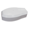 Refacción para 1601/1603 / Tapa plástica para enganche de mástil / Color Blanco