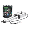 Kit de brazos para automatizar portones vehiculares abatibles de 2 hojas/ 3 Mts / 300 Kg / Uso solo residencial / Compatible con respaldo de energía
