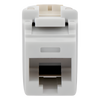Conector Jack Estilo 110 (de Impacto), Tipo Keystone, Categoría 6, de 8 Posiciones y 8 Cables, Color Blanco
