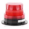 Burbuja Brillante de Larga Vida Útil, con 8 LEDs Color Rojo, Domo Rojo, 110 Vca