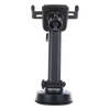 Soporte de Celular para Automóvil con Ventosa / Diseño de Sujecion en Triangulo / Ajustable 270° / Rotable / Estirable / Amplia Compatibilidad con dispositivos de 4'' a 7'' / Color Negro