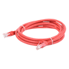 Cable de Parcheo UTP Cat6 - 2 Metros (6.56 Pies) - Rojo