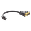 Convertidor DVI Macho a HDMI Hembra | Bidireccional | DVI 24+1 | 1080P@60Hz | Cable de 22 cm (8.66 Pulgadas) | Negro
