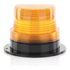 Burbuja Brillante de Larga Vida Útil, con 8 LEDs Color Ambar, Domo Ambar, 110 Vca