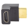 Adaptador HDMI de 90 Grados Macho a Hembra / Hacia Arriba / HDMI 2.0 4K@60Hz / Proporciona Flexibilidad Sin Doblar los Cables HDMI