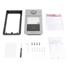 Videoportero IP 2 Megapixel / Llamada y Apertura Remota desde App Hik-Connect / PoE / Exterior IP65 + Antivandalico IK08 / 1 Departamento / Apertura con Tarjeta / Soporta 2 Puertas y hasta 6 Monitores