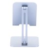 Soporte de Aluminio para IPad & Tablet | Plegable |Angulo Ajustable de 180° y 270° | Base Antideslizante | Protección  de Silicona | Amplia Compatibilidad con dispositivos de 7.9'' a 12.9'' | Aluminio Solido | Color Gris