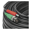 Cable Coaxial (BNC RG59) + Alimentación / SIAMES / 30 Metros (98.43 Pies) / 100% COBRE / Para Cámaras 4K / Uso Interior y Exterior
