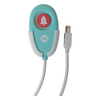 Terminal de Cama Inalámbrico / Botón de Alarma Presencia y Médico / IP54 / Material ABS Antibacteriano / RF 433MHz / 400 metros Distancia Transmisión (linea de vista)/ Alimentación 2xAAA / Protocolo POCSAG