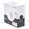 Bobina de Cable de 100 Metros (328.08 Pies), Cat5e, 24 AWG, Color Gris, UL, para Aplicaciones en Videovigilancia, Redes de Datos. Uso Interior