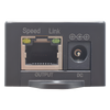 Convertidor PoE / Entrada PoE 802.3 af/at / Salida PoE 24V pasivo / Conexión plug and play / Alcance de hasta 100 metros Solo en PoE estandarizado / Aplicaciones Enlaces Inalámbricos