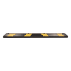 Tope Vehicular P / Estacionamiento / 183cm / Color Negro-Amarillo / 8 Franjas Reflejantes.