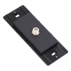 Salida de pared para cable coaxial con conector tipo F de 75 ohms, un puerto, apertura tipo designer, línea Satin Colors color Midnight